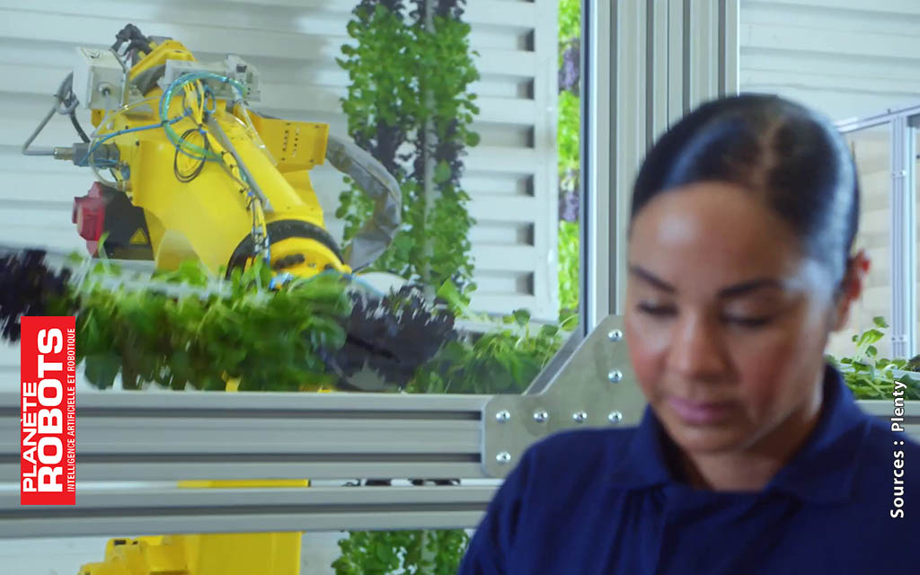 Plenty utilise les robots dans ses fermes du futur