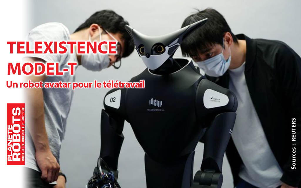 TELEXISTENCE imagine le télétravail par robot avatar.