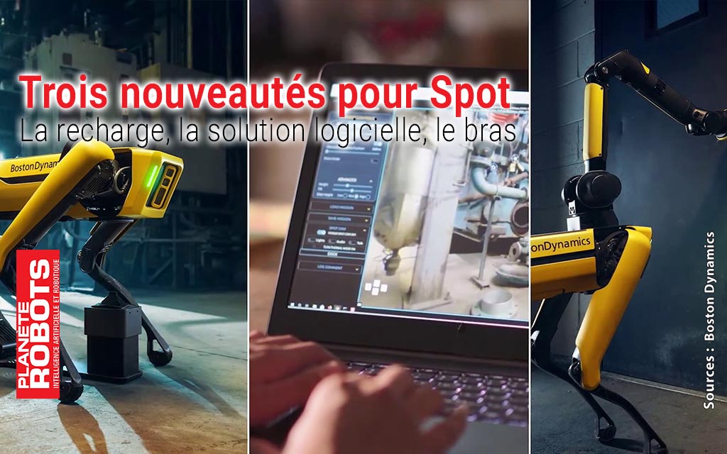 Trois nouveautés pour le robots Spot de Boston Dynamics