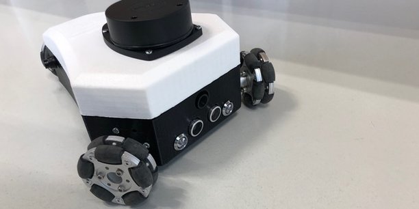 RIM, le premier robot capteur d'INNOWTECH, en train de patrouiller.