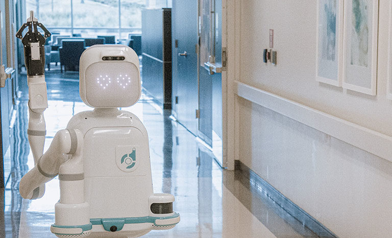 Moxi, le robot aide-soignant de Diligent Robotics.