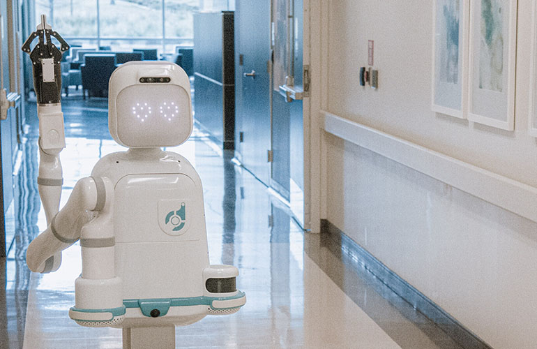 Moxi, le robot aide-soignant de Diligent Robotics.