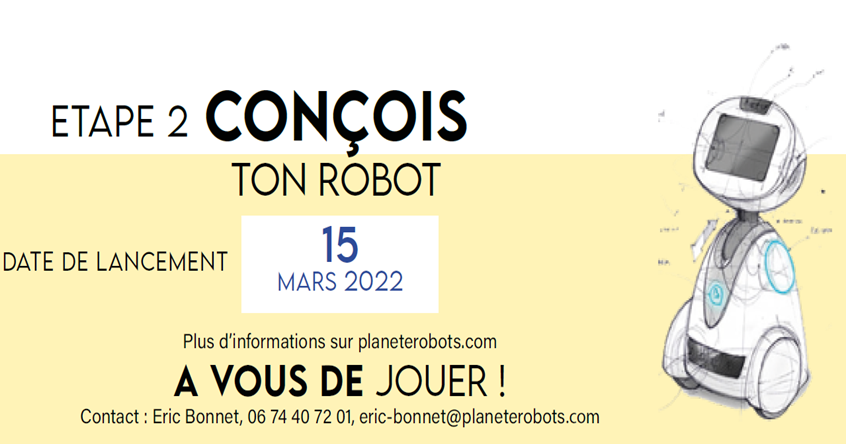Lancement du concours « Conçois ton robot »