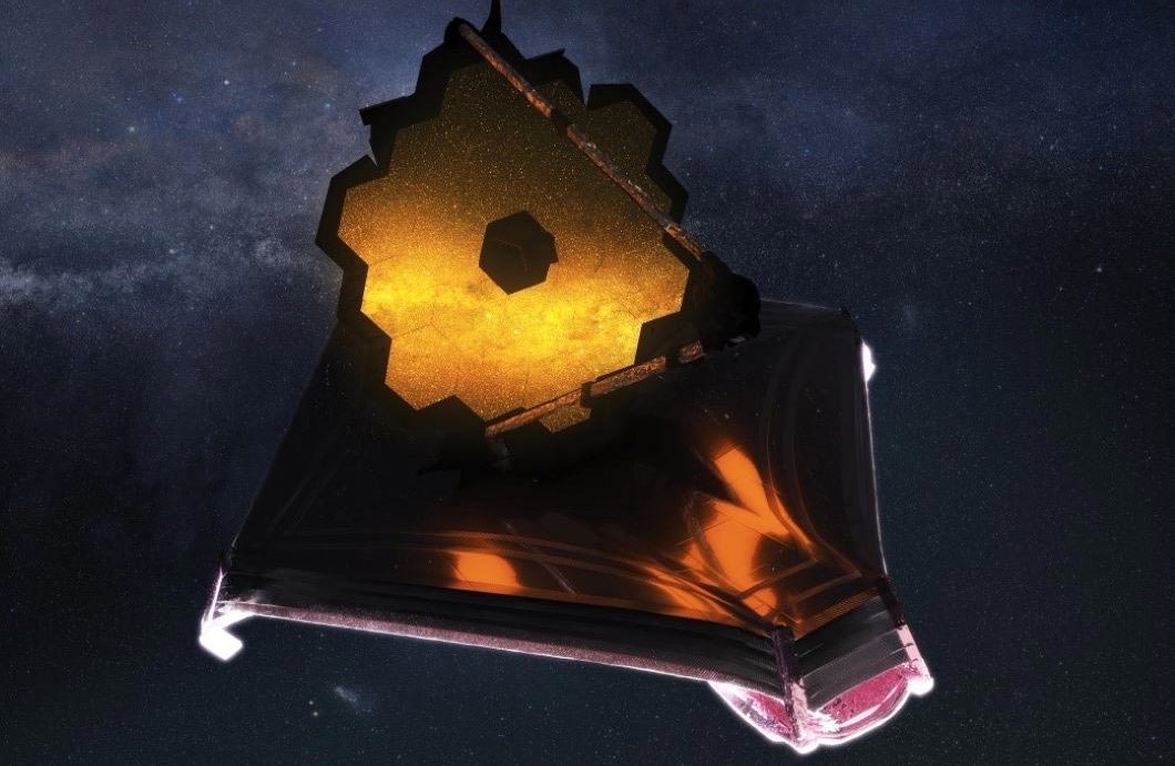 Le télescope James Webb dans l'espace