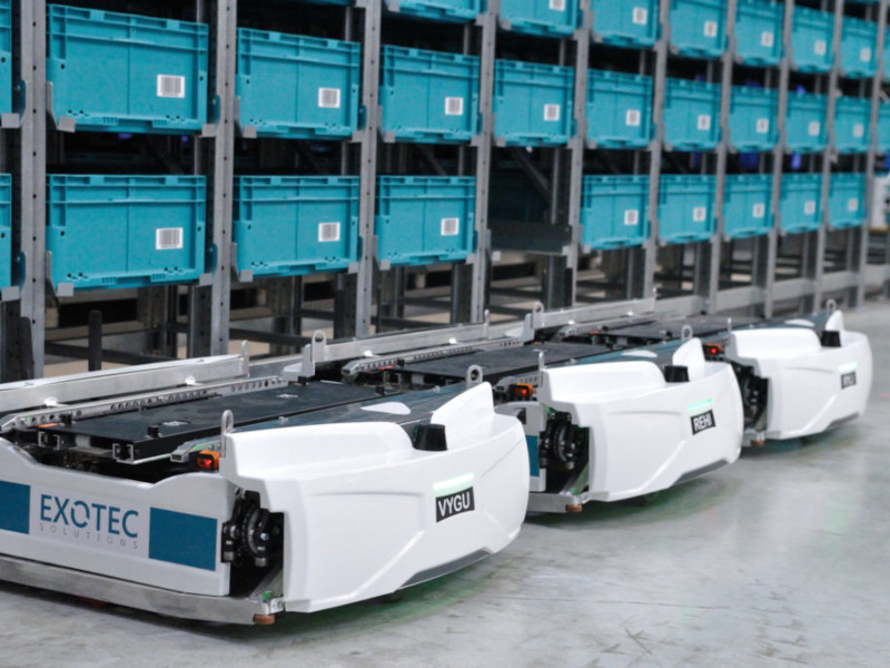 Exotec a produit son 4000e robot