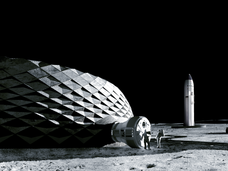 Avec Olympus, Icon va imprimer des bâtiments sur la Lune