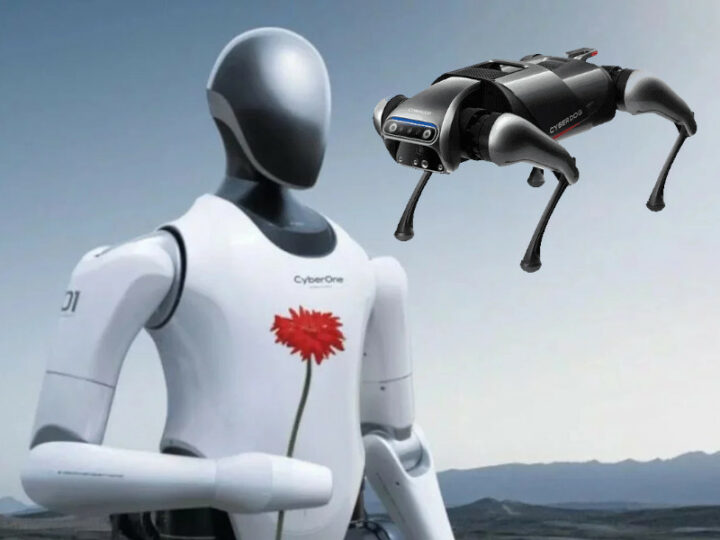 Les robots CyberOne et CyberDog de Xiaomi à Barcelone pour le MWC 2023