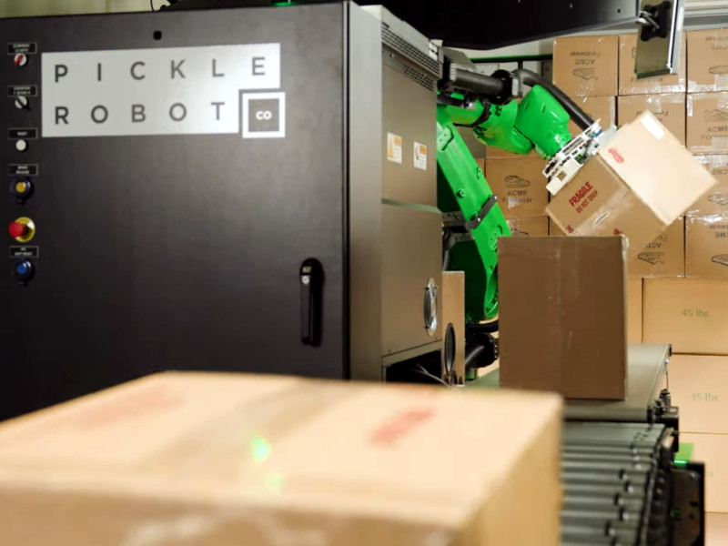Pickle Robot : le déchargement facilité dans les entrepôts