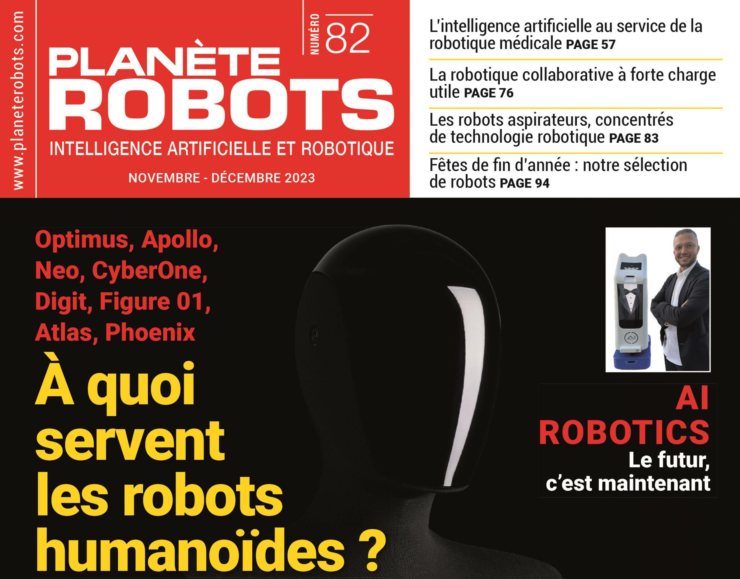 Les robots humanoïdes à la Une de Planète Robots